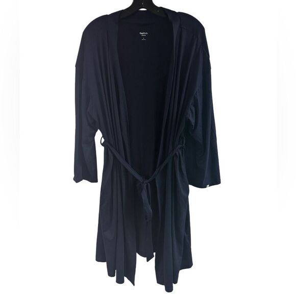 Gap Body Original Navy Blue Belted Robe Size Large - Picture 1 of 5